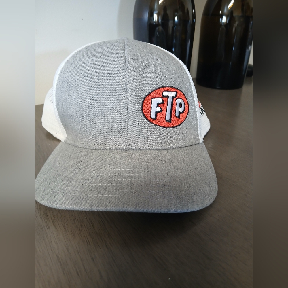 FTP Cap .Gray and White